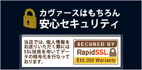 カヴァースはもちろん安心セキュリティ