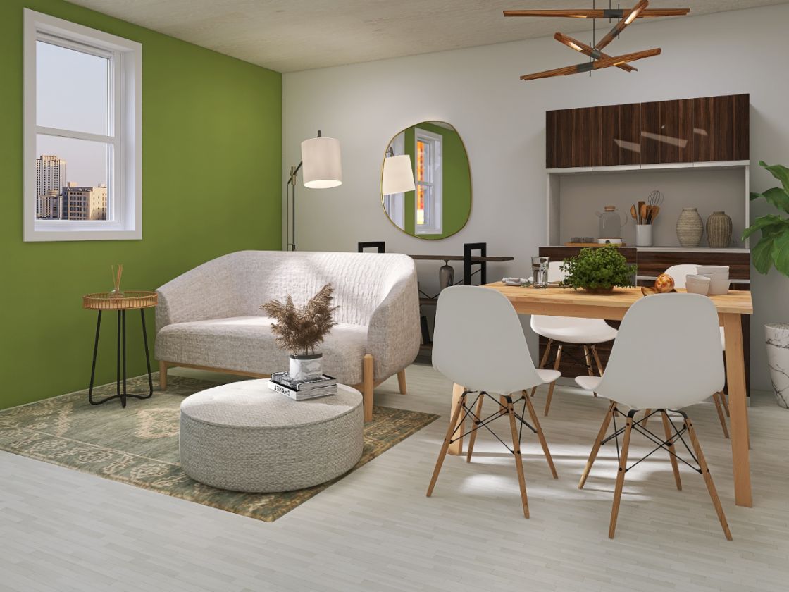 アート234　「タイム2(グリーンブルー)」　インテリアコーディネート アート234 「タイム2(グリーンブルー)」 インテリアコーディネート