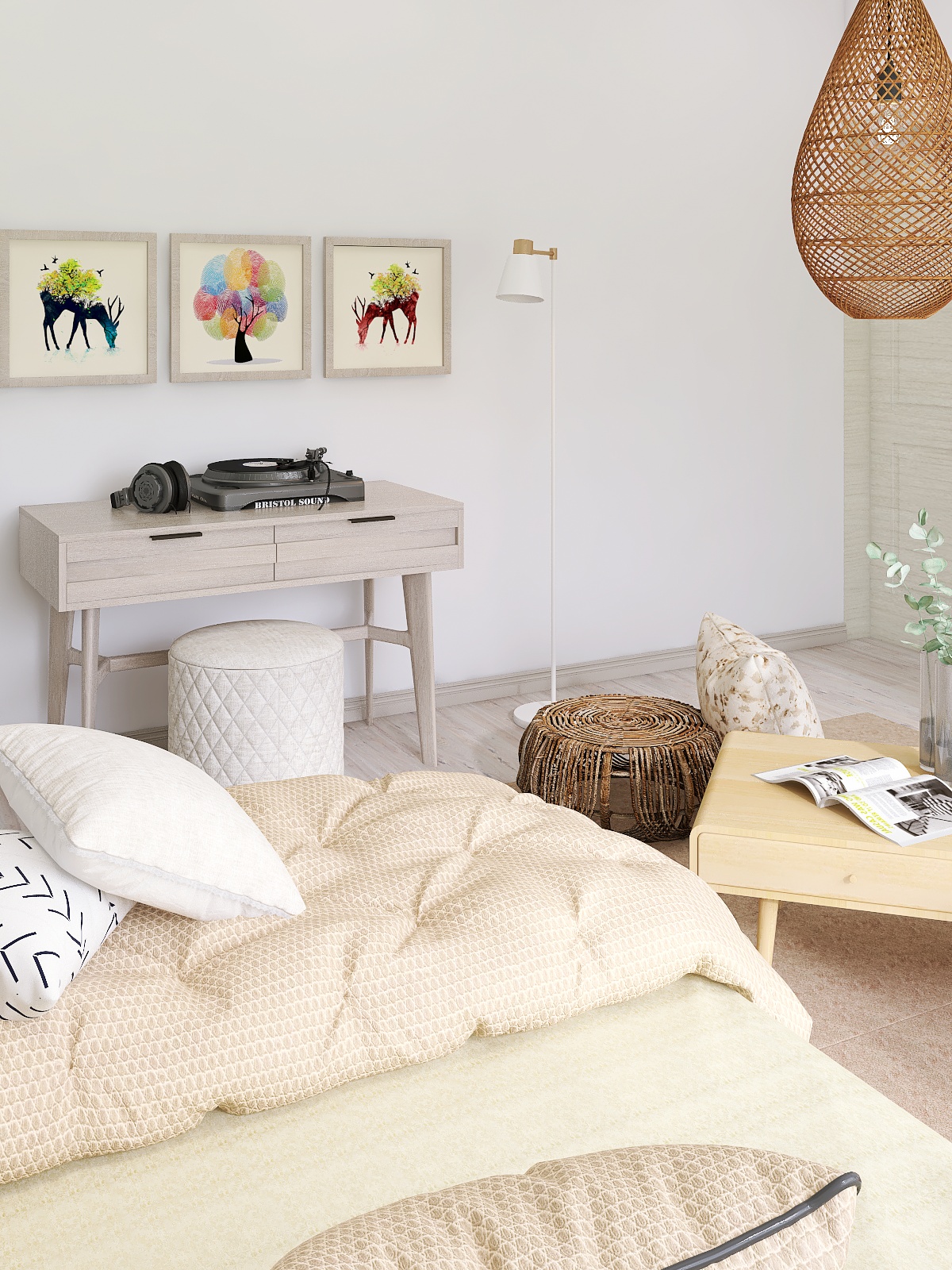 ナチュラルで可愛い♡子供部屋におすすめな淡色北欧インテリア | カヴァースインテリア