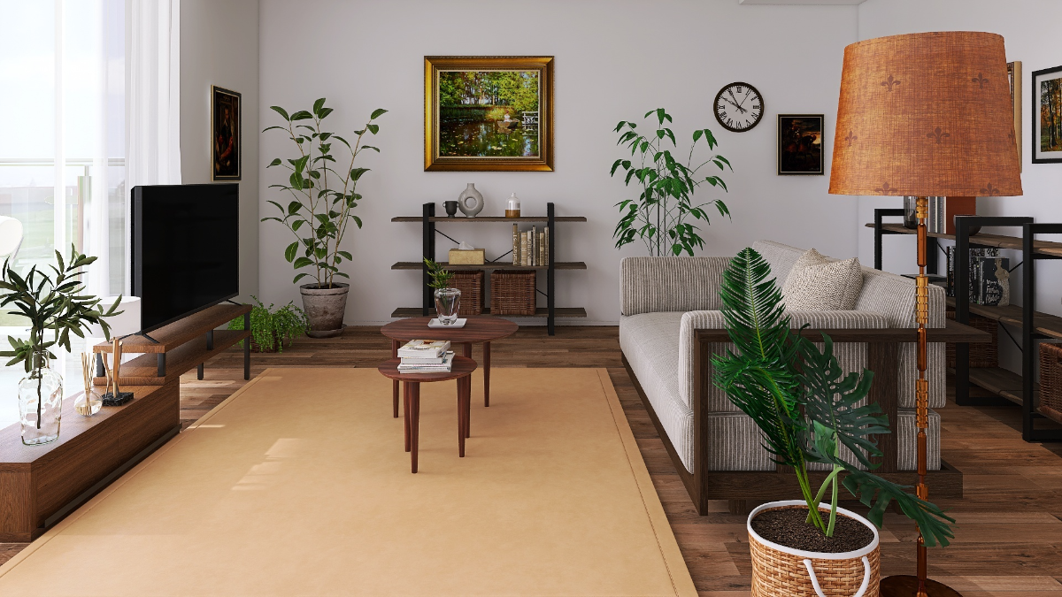 クラシカルな小物で上品に♪ぬくもりと自然を感じる北欧リビング