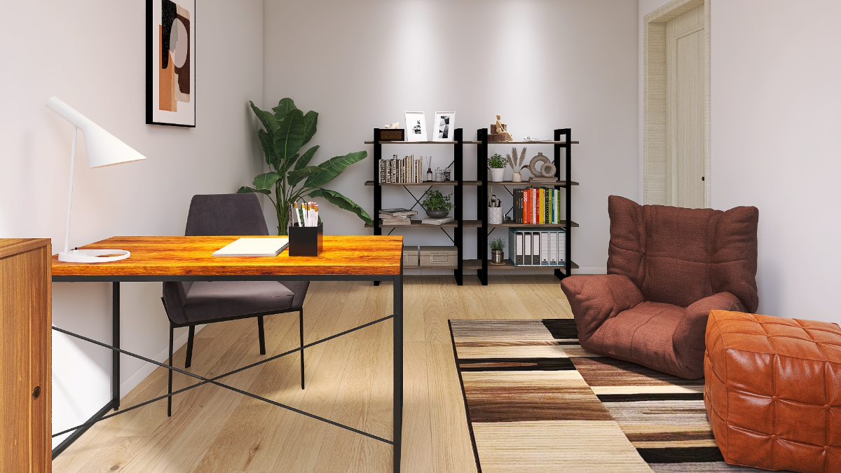 ブラウン×ホワイト】書斎を自分だけのアンティーク風空間へ | カヴァー