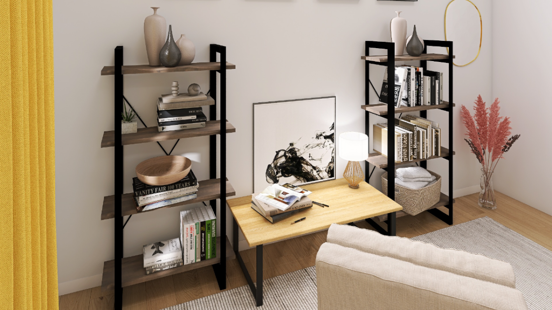 アート193　「文学A(ダークイエロー)」 インテリアコーディネート アブストラクト ホワイト 80×120 cm アート ｜【KARE】ドイツの家具