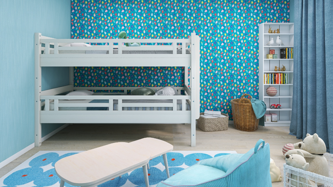 アート234　「タイム2(グリーンブルー)」　インテリアコーディネート ENJOY YOUR ROOM｜【公式】WTW通販｜サーフスタイルの家具