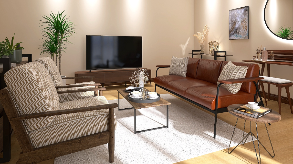 ブラウンのグラデーションコーデ】シックで落ち着く私だけの部屋