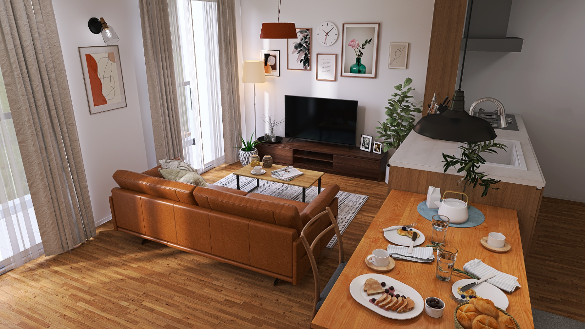 パートナーと暮らすカフェ風LDK♪温もりと癒しを感じる20畳 | カヴァー