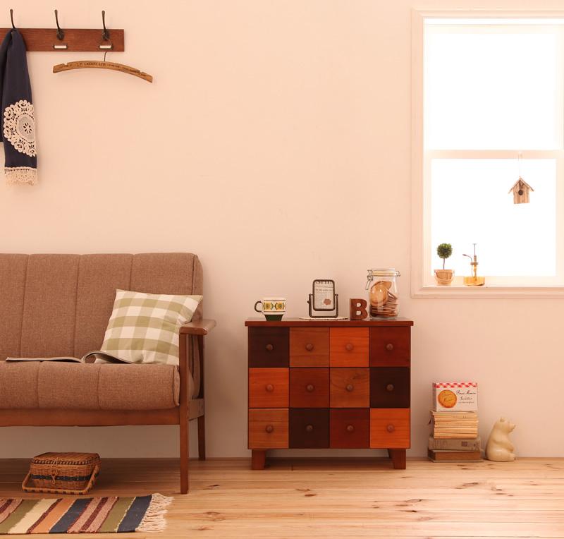 寄せ木細工 5つ引きタンス Z89☆伝統工芸品 寄木細工小抽斗/箱根