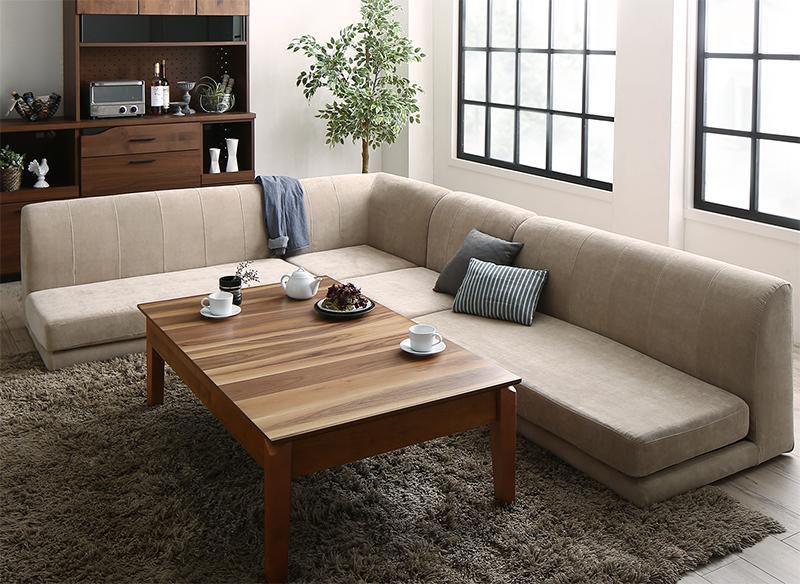 リビングダイニングソファ(LD1 LBR/DR-BE)