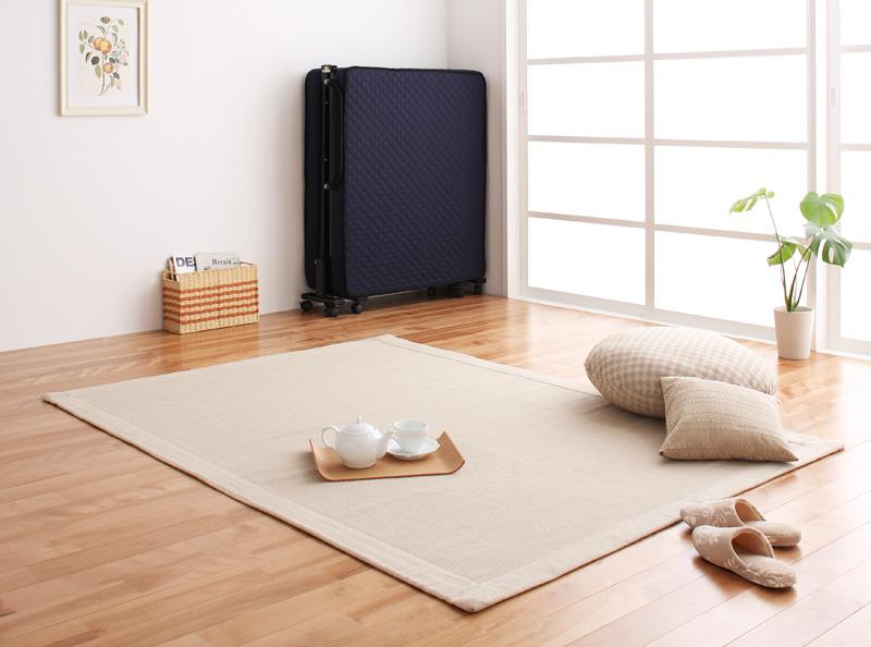 狭い部屋も広くなる！折りたたみベッド！ 狭い部屋が広々使える♪コンパクトになる折りたたみベッド特集