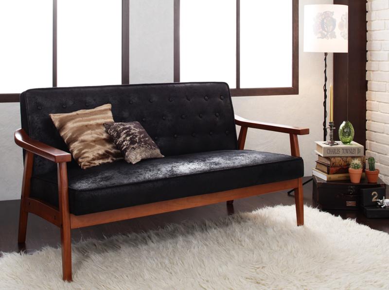 2人掛け ブルックリンスタイル シンプル ソファ 楽天市場