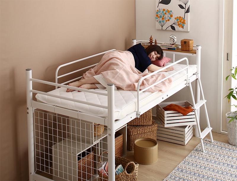 子ども部屋にぴったりのロフトベッド】狭いお部屋におすすめ