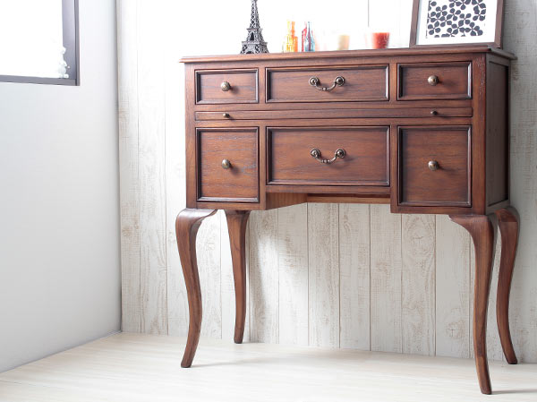 アンティーク 無垢材 象嵌 彫刻 サイドテーブル チェスト コンソール 引き出し lin-ca190512-03_h3.jpg