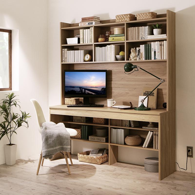 デスクとシェルフのいいとこどり♪おすすめ収納家具コーディネート | COVEARTH MAGAZINE
