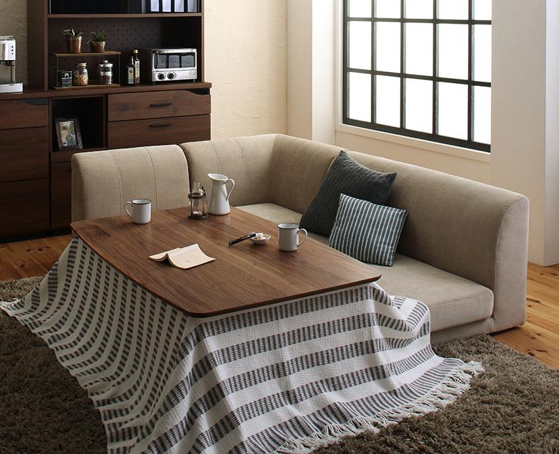 国産こたつテーブル市松柄120ハロゲンヒーター付き