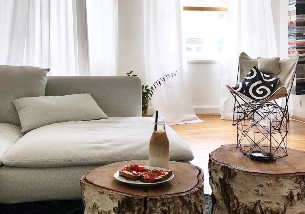 切り株 天然木 丸太 サイドテーブル チェア スツール テーブル 腰掛け