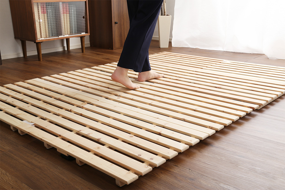 狭い部屋が広々使える♪コンパクトになる折りたたみベッド特集