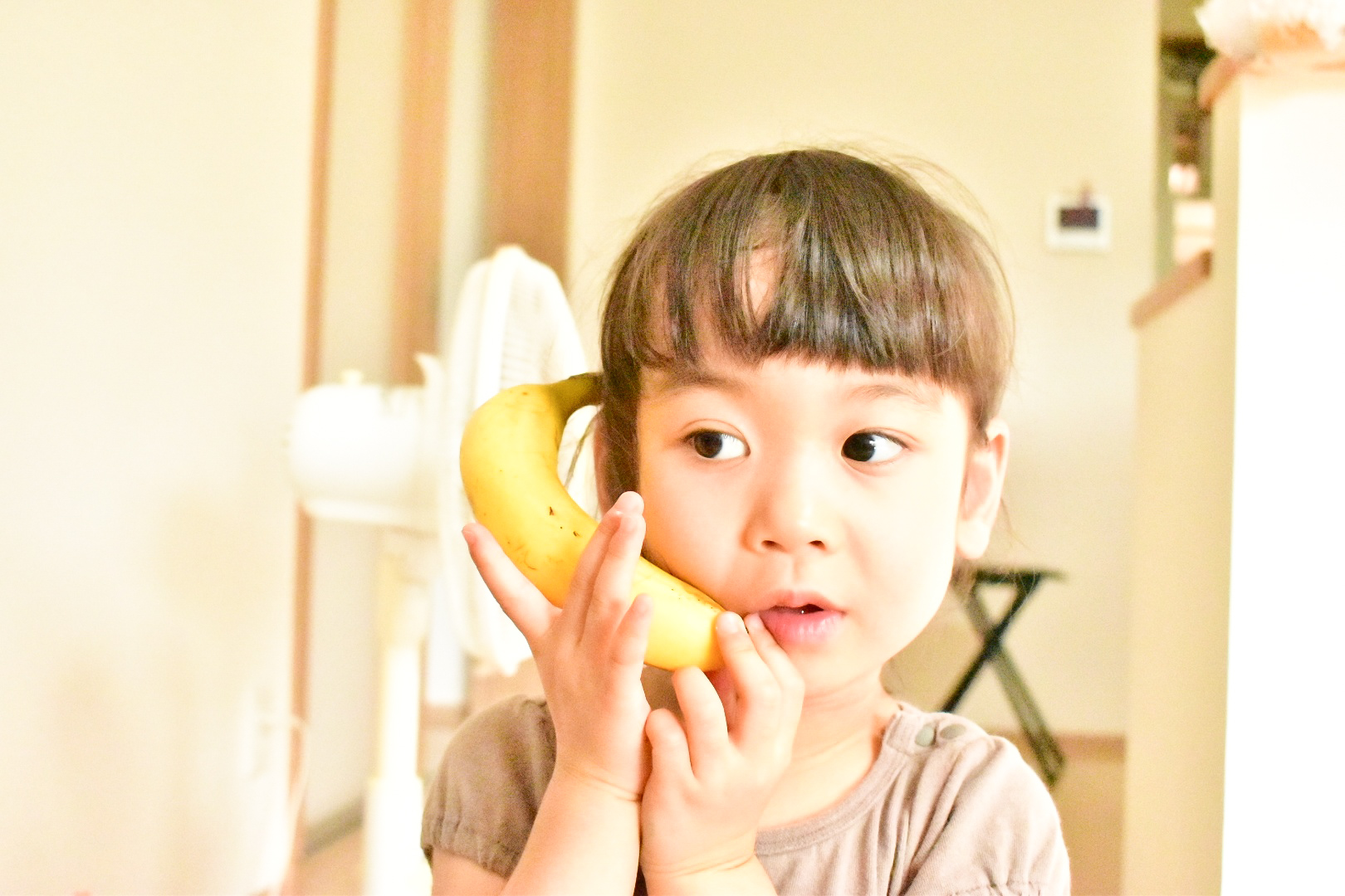 電話ごっこ　子供　遊び