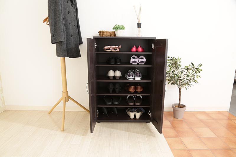 ❤最大40足収納❣ロングブーツも折らずに収納OK♪❤大容量シューズ