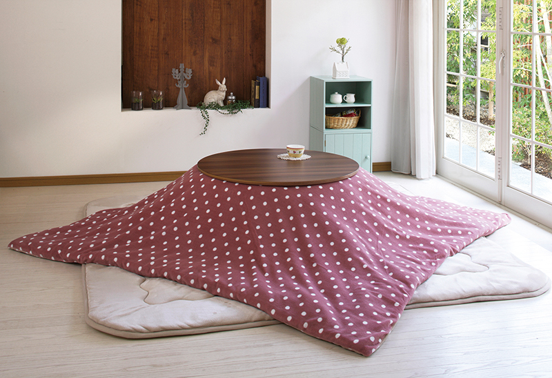 新品訳あり】【正方形】リバーシブル天板 こたつテーブル 木目調 省