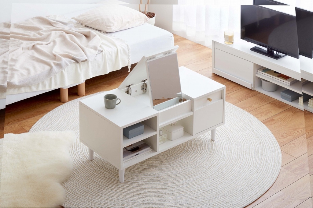 美しさはドレッサー選びから】テーブルのサイズや機能をチェック