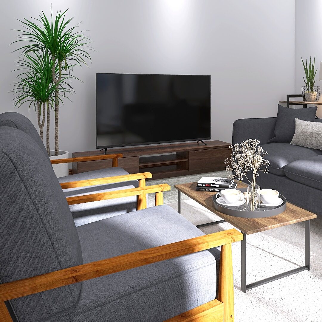 テレビボード 机 引き出し 明るいカフェをイメージ 棚 テレビボード