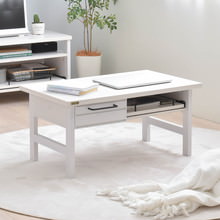 暮らしにゆとりを生むすっきりとした空間 テーブル ホワイト