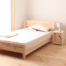 寝台職人 日本製ならではのクオリティ ひのきすのこベッド (セミダブル)