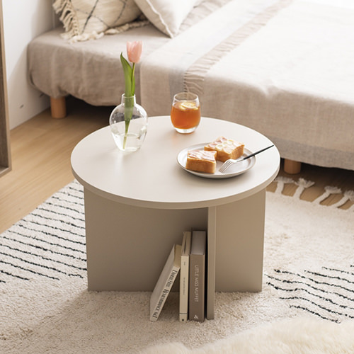 インテリアをお洒落に引き立てる ラウンドデザイン センターテーブルの