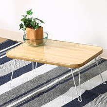 コンパクト収納に便利な折り畳み式 長方形折りたたみテーブル 45×30cm