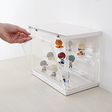 お気に入りの大切な宝物を飾って楽しむ コレクションケース (ホワイト)