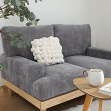 [3個セット] 見た目がかわいい スクエアクッション 34×34cm アイボリー