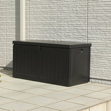 収納力と機能性を兼ね備えた 収納BOXベンチ 190Lタイプ (ブラック)