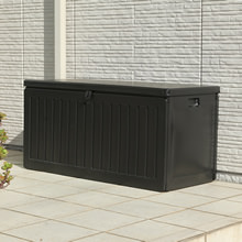 収納力と機能性を兼ね備えた 収納BOXベンチ 270Lタイプ (ブラック)