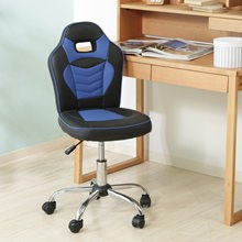 お子様の姿勢と成長を考えた レーシングチェア キッズ用 ブルー