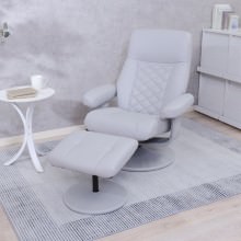 包み込まれる極上のくつろぎ時間 パーソナルチェア グレー