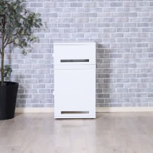不在でもしっかり受け取り大切な荷物を守る スチール宅配ボックス ホワイト
