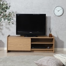 お部屋に馴染む TVボード 幅120cm ミドルブラウン