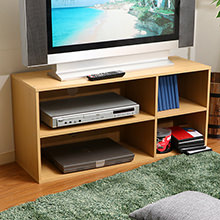 カラーボックスを進化させたような TVラック ナチュラル
