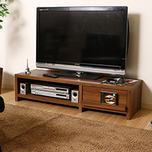 ゆったりとくつろげるロータイプ TV台 幅120cm