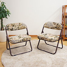 和室にも洋室にも合う高級感のあるデザイン 折りたたみ高座椅子
