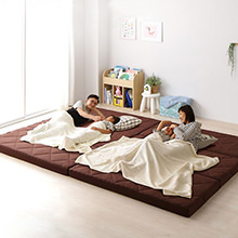 家族みんなで寝られる 日本製 広々ファミリーマットレス 幅200cm(S×2)