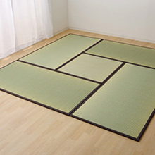 九州産の弾力のあるい草を使用した丈夫な ユニット置き畳