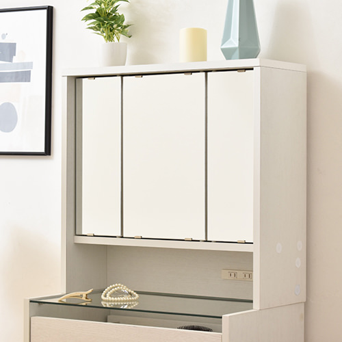 組み合わせ自由に使いやすい 三面鏡ドレッサー 卓上ミラーパーツの詳細