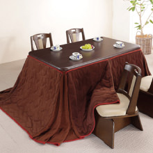 お手入れ簡単 はっ水リバーシブルダイニングこたつ布団 単品 312×252cm
