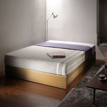 無駄を省いてオシャレに フランスベッド製 ヘッドボードレスベッド