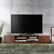 配線コードがすっきりまとまる人気シリーズ 背面収納 テレビボード 幅180cm