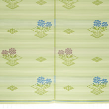 [352×352] 汚れや水に強い 洗えるい草風カーペット 58間8帖