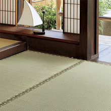 [174×174] リバーシブルで長持ち 国産い草カーペット 江戸間2帖