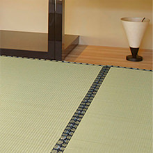 [174×261] サイズ調整可能 フリーカット裏付き い草カーペット 江戸間3帖