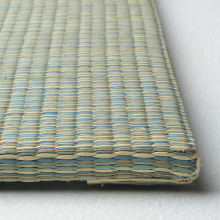 [82×82] 天然い草使用 すき間のできにくい置き畳 ブルー