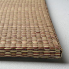 [82×82×1.5] すき間のできにくい置き畳 四季 単品1枚 ブラウン